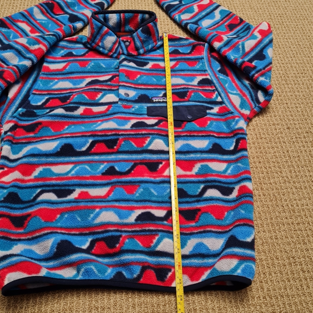 Patagonia Lightweight Synchilla Snap-T Fleece Pullover Delta Navy Blue Men's S - Picture 15 of 16